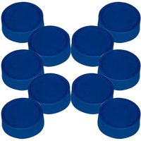 MAUL Magnete blau Ø 3,4 x 1,4 cm - 10 Stück von Maul