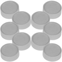 MAUL Magnete grau Ø 3,4 x 1,4 cm - 10 Stück von Maul