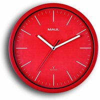 MAUL Funkwanduhr MAULjump Ø 31 cm rot von Maul