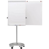 Maul Mobiles Flipchart MAULoffice (B x H) 70cm x 100cm Silber Inkl. Ablageschale, Inkl. Papierhalter von Maul