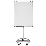 Flipchart MAULpro Flip2use B1 Magnetisch Round Base Mit 5 Rollen und Stiftablage Grau von Maul