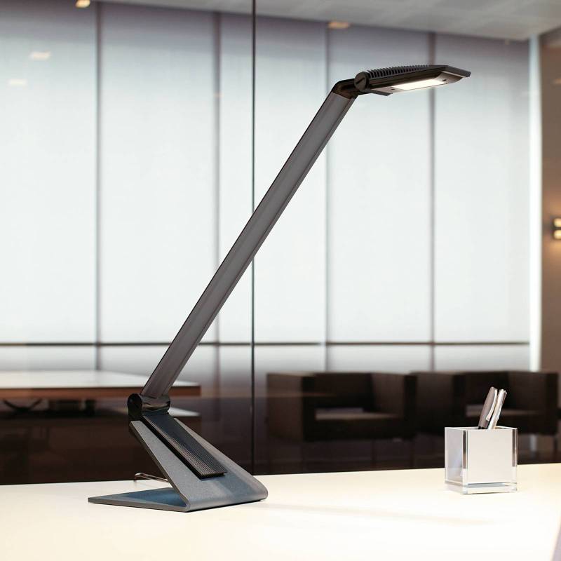 LED-Schreibtischleuchte MAULsolaris, anthrazit, Höhe 64 cm von Maul