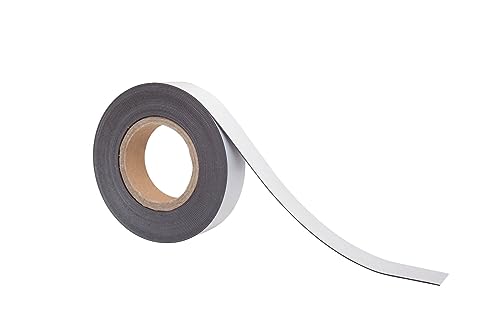 Maul Magnetband 3,5cm | Selbstklebendes Magnetband für Bilder, Fotos und Postkarten | Länge individuell zuschneidbar | Ideal anwendbar in Büro, Küche und Werkstatt | Länge 10m von Maul