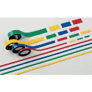 MAUL Magnetstreifen 0,5 x 100cm (2 Stück) | Magnetband selbsthaftend auf magnetischen Oberflächen | Magnetklebeband individuell zuschneidbar | Beschriftbar mit Marker | Gelb von Maul