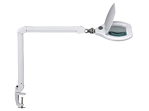 LED-Lupenleuchte Maulcrystal, stufenlos dimmbar, Metall, 17 Watt, weiß, 84 x 26 x 51 cm LED-Lupenleuchte Maulcrystal, stufenlos dimmbar, Metall, 17 Watt, weiß, 84 x 26 x 51 cm von Maul