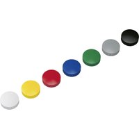 Maul - Magnet solid (ø x h) 38 mm x 15.5 mm rund Gelb, Rot, Blau, Weiß, Grün, Grau, Schwarz 10 St. von Maul