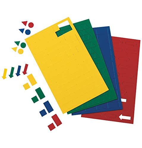 MAUL Magnetsymbole Quadrat für Whiteboards - 10 x 10 mm, beschrift- und abwaschbar, grün, 112 Stück von Maul