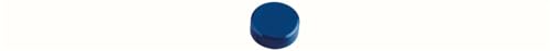 MAUL Facetterand Magnete (20 Stück) MAULpro Ø 33mm | Mini Magnete aus Kunststoff | Starke Magnete für Whiteboard und Magnettafel | ideal für Büro, Homeoffice und Werkstatt | Blau von Maul