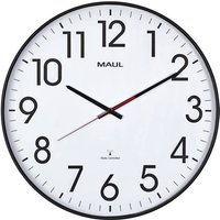 Maul 9054890 Funk Wanduhr 477mm x 54mm Schwarz von Maul
