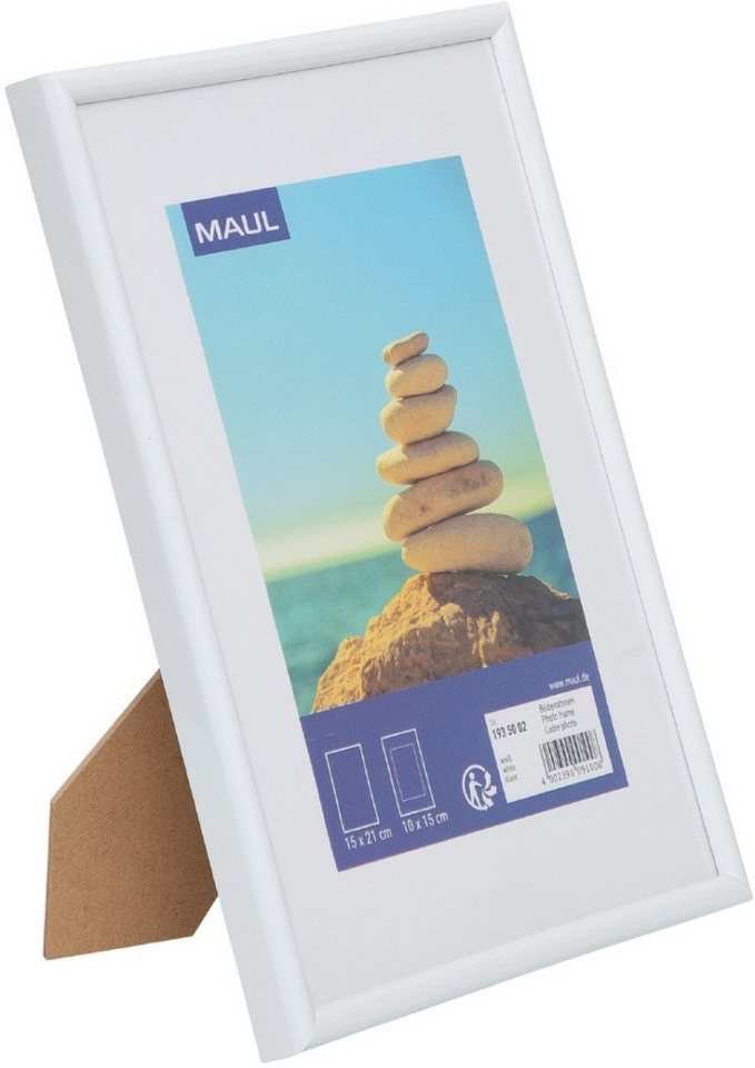 MAUL Bilderrahmen Bilderrahmen Maulart Kunststoff / Kunststoffglas 14,2x20,2cm weiß. MAUL Bilderrahmen Bilderrahmen Maulart Kunststoff / Kunststoffglas 14,2x20,2cm weiß. von MAUL