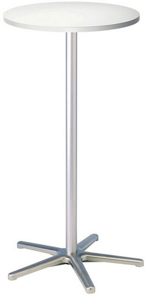 MAUL Empfangstheke Stehtisch Platte melaminharzbeschichtet weiß von MAUL