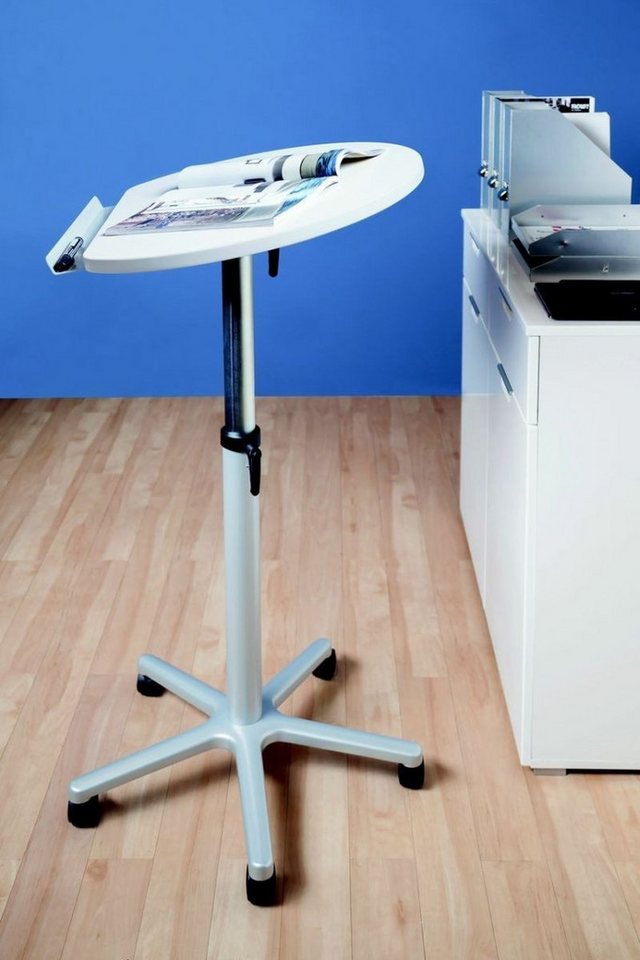 MAUL Empfangstheke Ergonomisches Stehpult Platte melaminharzbeschichtet grau MAUL Empfangstheke Ergonomisches Stehpult Platte melaminharzbeschichtet grau von MAUL