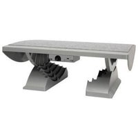 Maul - Fußstütze pro 45 x 39 cm (b x t) beheizbar Kunststoff grau von Maul