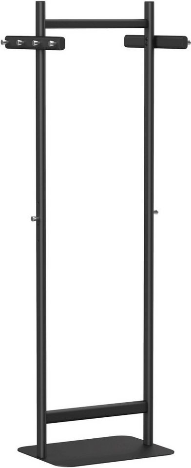 MAUL Garderobenständer Garderobenständer Maulsalsa 1 Kleiderstange 4 Haken 172cm schwarz von MAUL