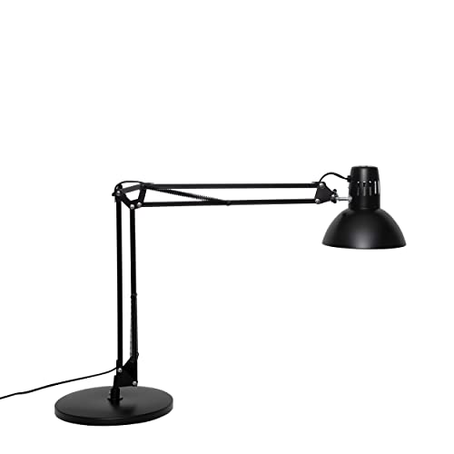 Maul LED Schreibtischlampe MAULstudy | verstellbare Stehlampe mit Gelenkarm für Büro, Arbeitszimmer und Schreibtisch | elegante Bürolampe aus Metall | exklusive LED-Leuchtmittel | Schwarz von Maul