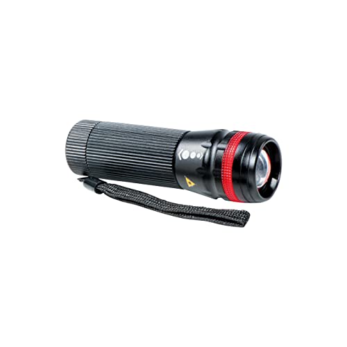 MAUL LED-Taschenlampe MAULeos – outdoor-taugliche LED Taschenlampe für Jackentasche oder Handschuhfach– kleine Taschenlampe mit langer Leuchtdauer und Spritzwasserschutz (IPX4) – schwarz von Maul