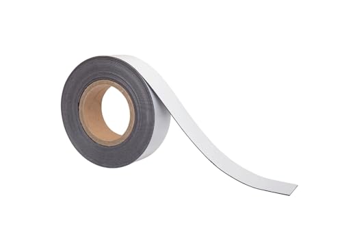 Maul Magnetband 4,5cm | Selbstklebendes Magnetband für Bilder, Fotos und Postkarten | Magnetklebeband individuell zuschneidbar | Ideal anwendbar in Büro, Küche und Werkstatt | Länge 10m von Maul