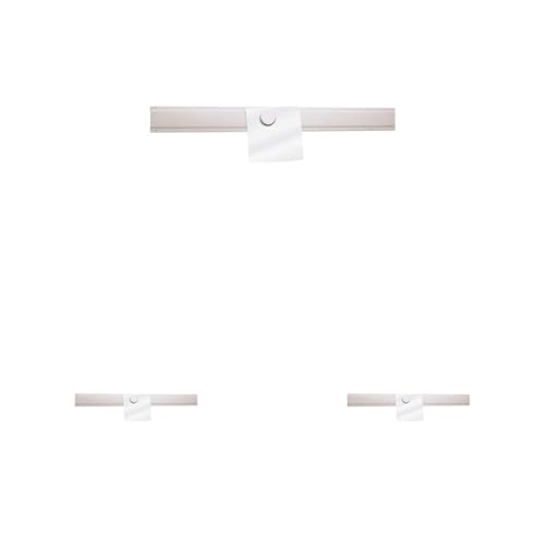 Maul Magnetleiste MAULnail-up 100x5 cm | Selbstklebende Ferroleiste für Magnete | Magnethaftende Leiste für Büro, Küche, Kinderzimmer, Flur | Ideal für Collagen, Bilder, Poster | Weiß (Packung mit 3) von Maul