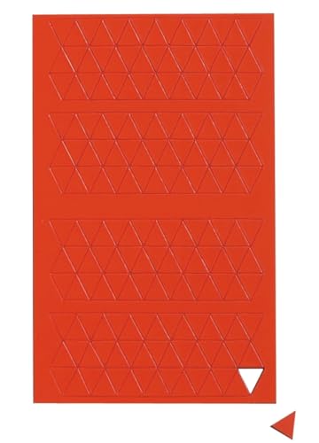 Maul Magnetsymbole Dreieck 10x10mm rot VE=180 Stück von MAUL