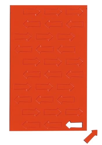 Maul Magnetsymbole Pfeil 10x20mm rot VE=30 Stück von MAUL