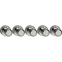 Maul - Neodym Magnet (ø x h) 12 mm x 16 mm Kegel Silber 5 St. 6168696 von Maul