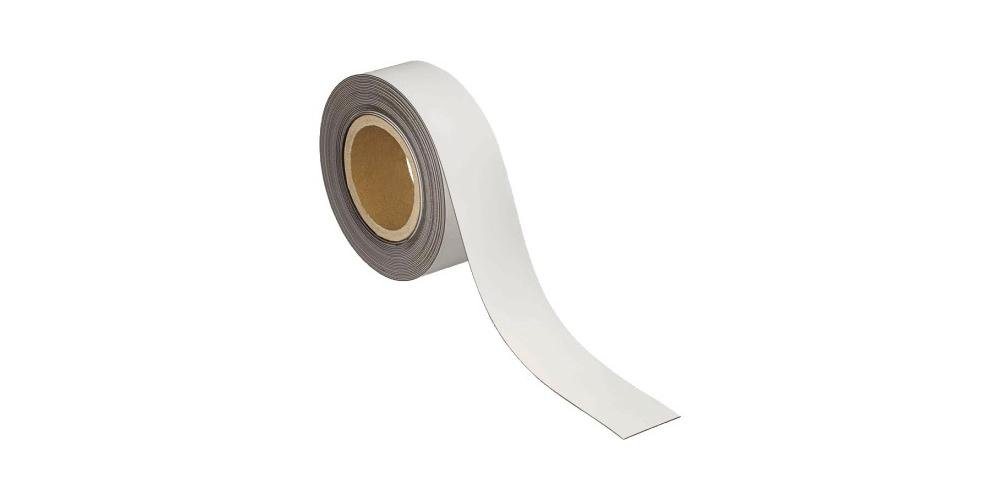 Maul Pinnwand Magnetband 20 mm x 10 m (B x L) Metall kunststoffbeschichtet weiß von Maul