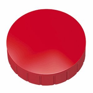 Maul Rundmagnet Solid 38 mm 2,5 kg Haftkraft 10 Stück rot von Maul