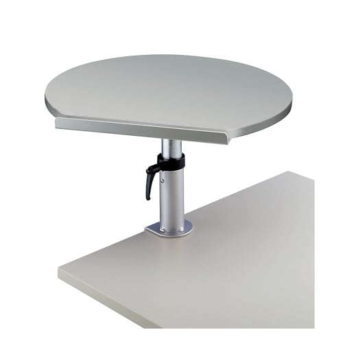 Maul Stehpult | Schreibtischaufsatz | Tischaufsatz höhenverstellbar | Tischerhöhung Aufsatz | Monitor Erhöhung Schreibtisch |Platte 60x51x2,2 cm (BxTxH), Weiß, 1 Stück von Maul