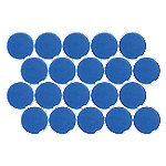 Maul Whiteboard-Magnete Blau 2,9 x 1,1 cm 20 Stück von Maul