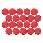 Maul Whiteboard-Magnete Rot 2,9 x 1,1 cm 20 Stück von Maul