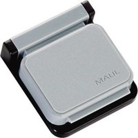 Maul - Clip s Magnet 3,6 x 4 cm (b x l ) Kunststoff grau 10 St./Pack. von Maul