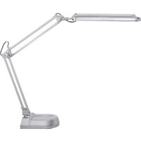 Schreibtischlampe Metall/Ku.silber H.max.450mm m.Standfuß m.LED von Maul