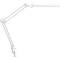 Schreibtischlampe Metall/Ku.weiß H.max.450mm m.Tischklemme m.LED von Maul