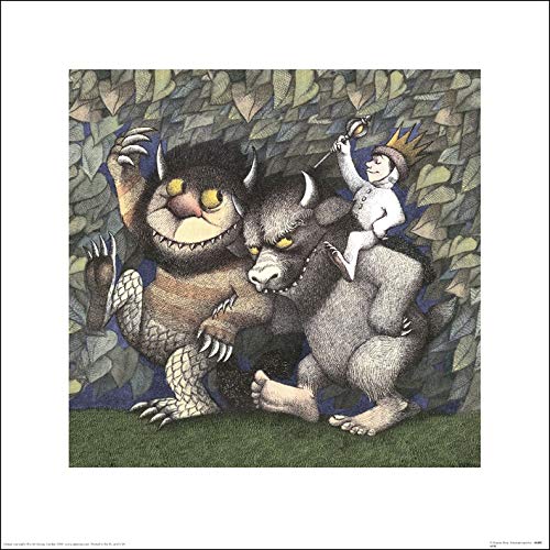 Maurice Sendak Kunstdrucke, Papier, Mehrfarbig, 40 x 40 cm von Maurice Sendak