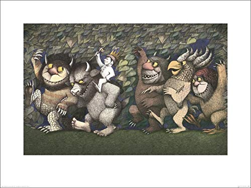 Maurice Sendak "Let The Wild Rumpus Start III 60 x 80cm Kunstdruck von Maurice Sendak