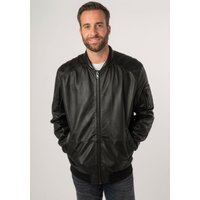 Mauritius Lederjacke "2Mkaira OS" mit Reißverschluss, Strickbündchen, Ärmeltasche von Mauritius