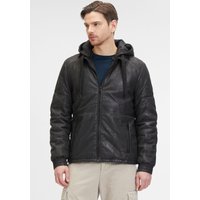 Mauritius Lederjacke "G2MAbito OS", mit Kapuze, mit Kapuze, Reißverschluss, Raglanärmeln, Wattierung Mauritius Lederjacke "G2MAbito OS", mit Kapuze, mit Kapuze, Reißverschluss, Raglanärmeln, Wattierung von Mauritius