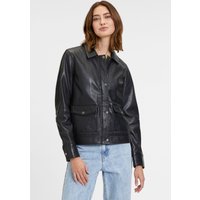 Mauritius Lederjacke "GWYunni" mti verdecktem Reißverschluss, Druckern, aufesetzte Taschen Mauritius Lederjacke "GWYunni" mti verdecktem Reißverschluss, Druckern, aufesetzte Taschen von Mauritius