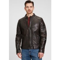 Mauritius Lederjacke "MMAdelmo" mti Reißverschluss, Stehkragen von Mauritius