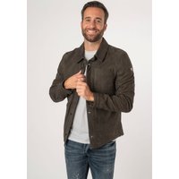 Mauritius Lederjacke "MMJemmo" mit Hemdblusenkragen, Knopfleiste Mauritius Lederjacke "MMJemmo" mit Hemdblusenkragen, Knopfleiste von Mauritius
