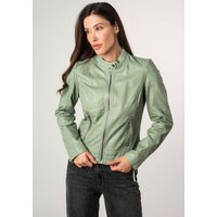 Mauritius Lederjacke "MWFilla" mit kleinem Stehkragen von Mauritius