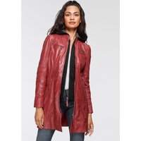 Mauritius Ledermantel "Bente" 2-in-1-Lederjacke mit abnehmbarem Kapuzen-Inlay aus Jerseyqualität Mauritius Ledermantel "Bente" 2-in-1-Lederjacke mit abnehmbarem Kapuzen-Inlay aus Jerseyqualität von Mauritius