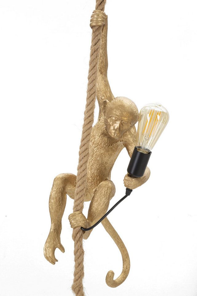 Mauro Ferretti Hängeleuchte Monkey Haengelampe Gold Resin Rope Glam Design Mauro Ferretti Hängeleuchte Monkey Haengelampe Gold Resin Rope Glam Design von Mauro Ferretti