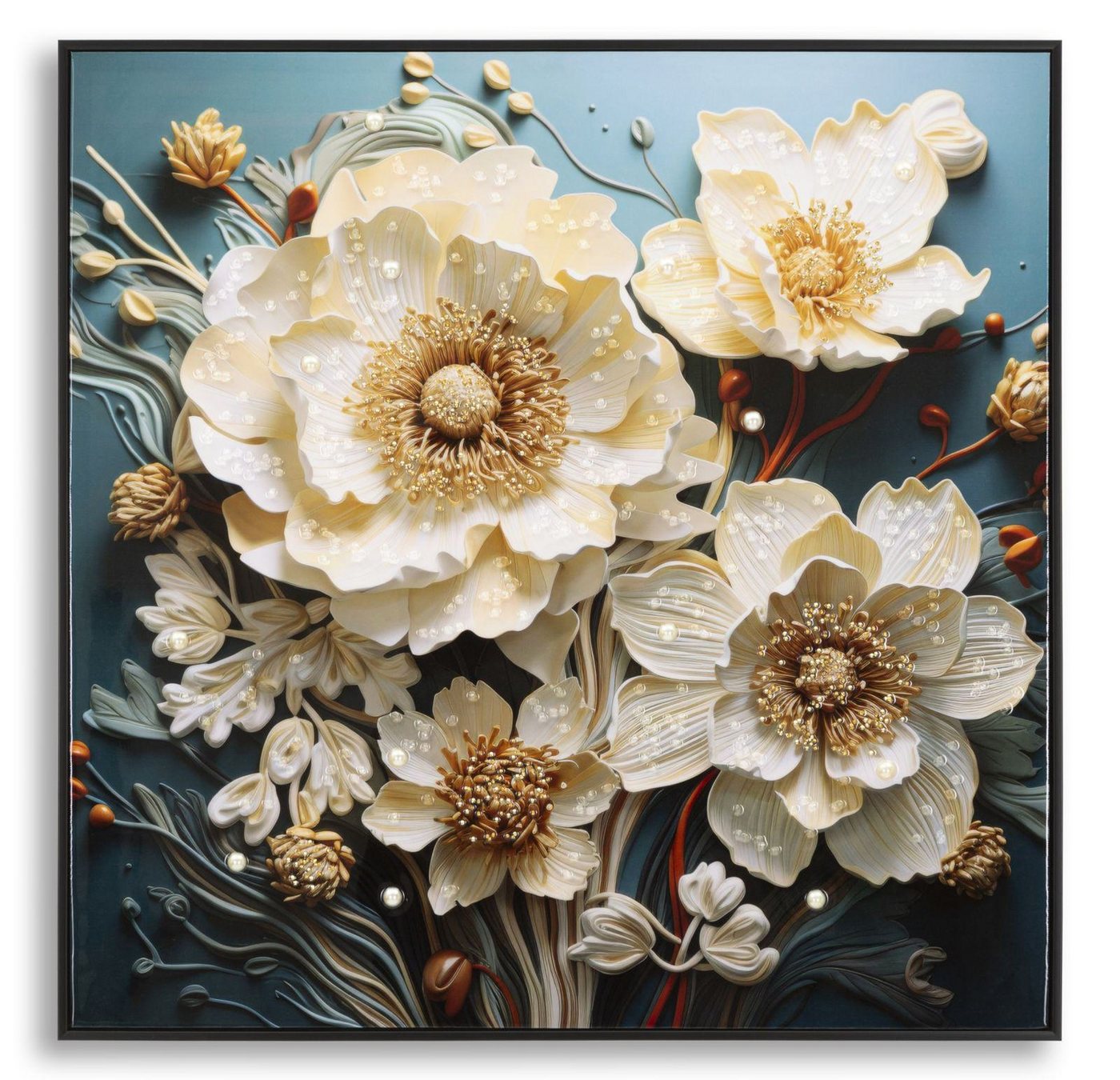 Mauro Ferretti Wandbild Dipinto Wandbild 82 x 82 x 4 cm Tanne Metall Canvas Mehrfarbig Mauro Ferretti Wandbild Dipinto Wandbild 82 x 82 x 4 cm Tanne Metall Canvas Mehrfarbig von Mauro Ferretti