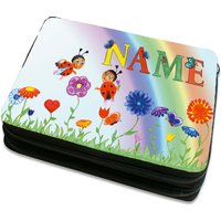 Federmäppchen Personalisiert Z. B. Mit Namen Inkl. Inhalt Motiv Marienkäfer von MausDesign