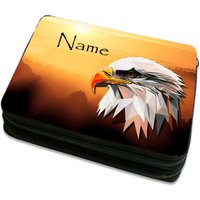 Federmäppchen Personalisiert Z.b. Mit Namen Inkl. Inhalt Motiv Adler von MausDesign
