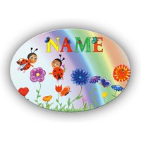 Marienkäfer Türschild Personalisiert Z. B. Mit Name von MausDesign