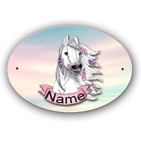 Pferd Türschild Personalisiert Z.b. Mit Name von MausDesign