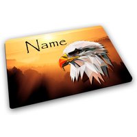 Platzset Mit Name/Adler Personalisierbar Personalisiert Tischset Kinder von MausDesign