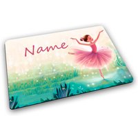 Platzset Mit Name/Ballerina Personalisierbar Personalisiert Tischset Kinder von MausDesign